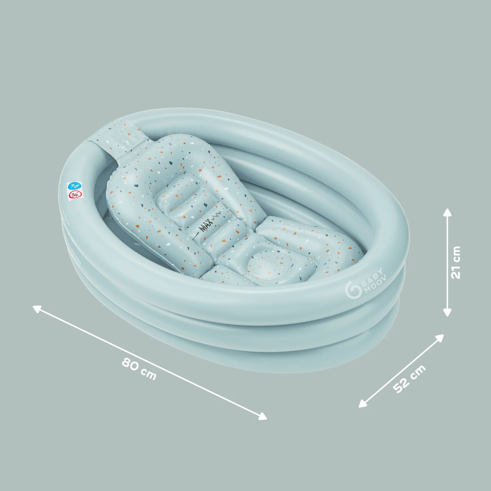Bañito inflable con adaptador Babymoov