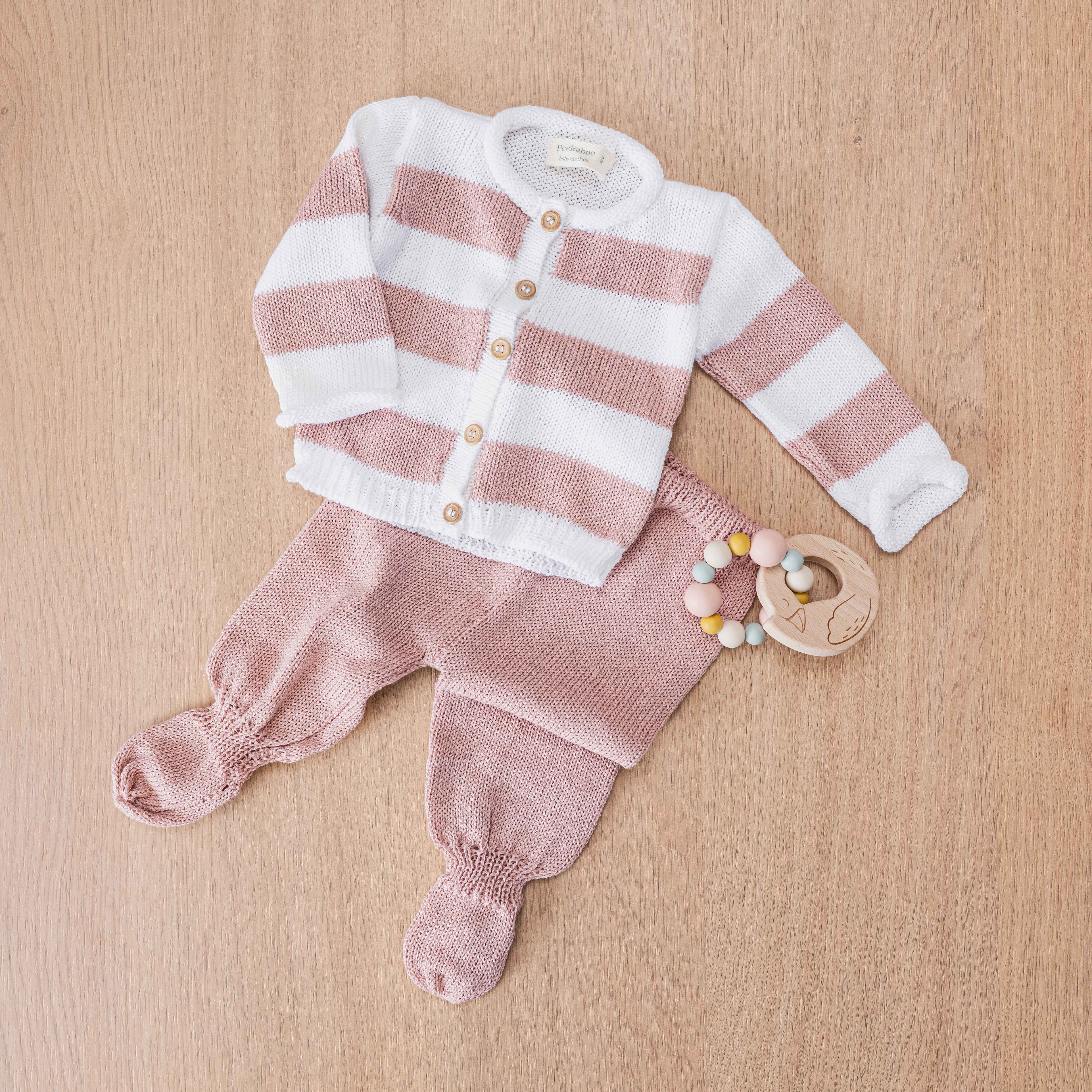 Set Brisa tejido - Rosa Peekaboo