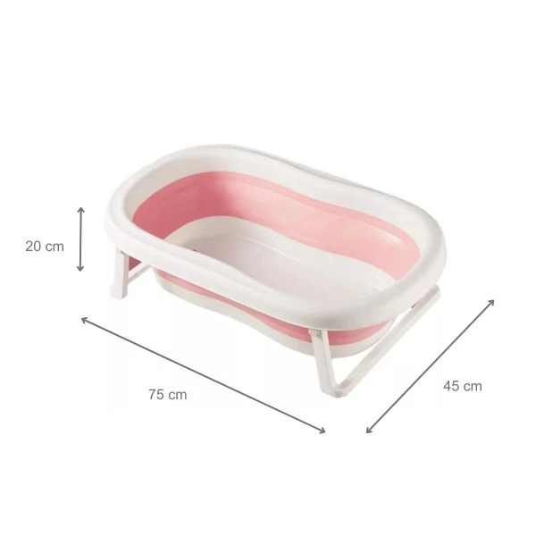 Bañito plegable rosado AKA