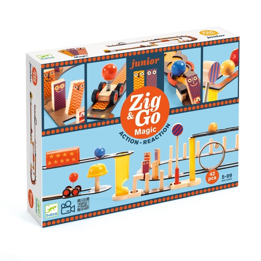 Zig & Go - Zig&Go Junior - Magic - 42 Pcs - Fsc 100% Djeco