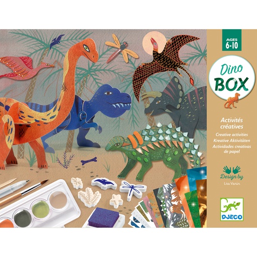 The world of dinosaurs Design by by Djeco