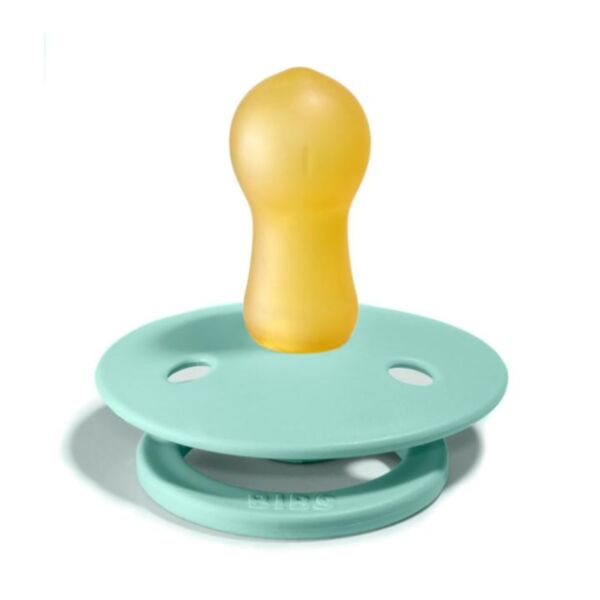 Colour 2 Pack Latex Size 1 White/Mint Bibs