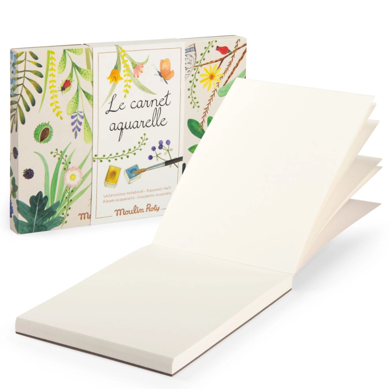 Cuaderno Acuarela El Jardin De Moulin Moulin Roty