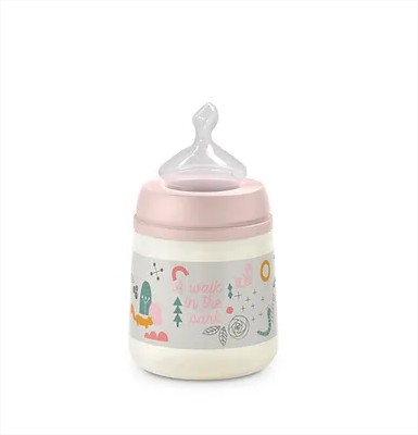 Biberón 150Ml Anatómico 0-6M Flujo M Park rosa