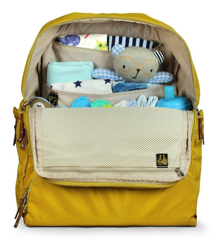 Mochila Maternal Mostaza Storki