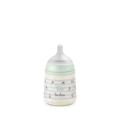 Biberón 150Ml Fisio. 0-3M Flujo S - Birdies Verde Suavinex