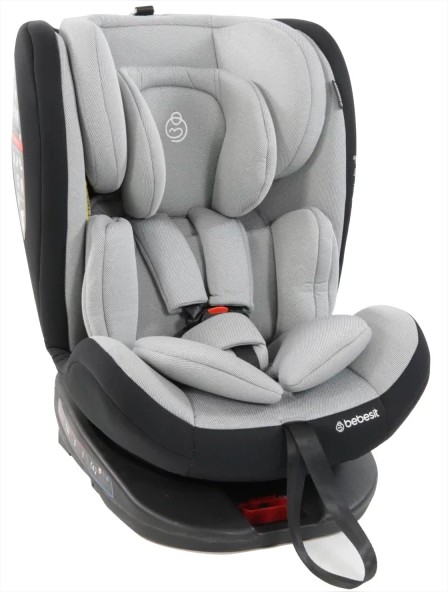Butaca Saturn Gris Claro Isofix Bebesit