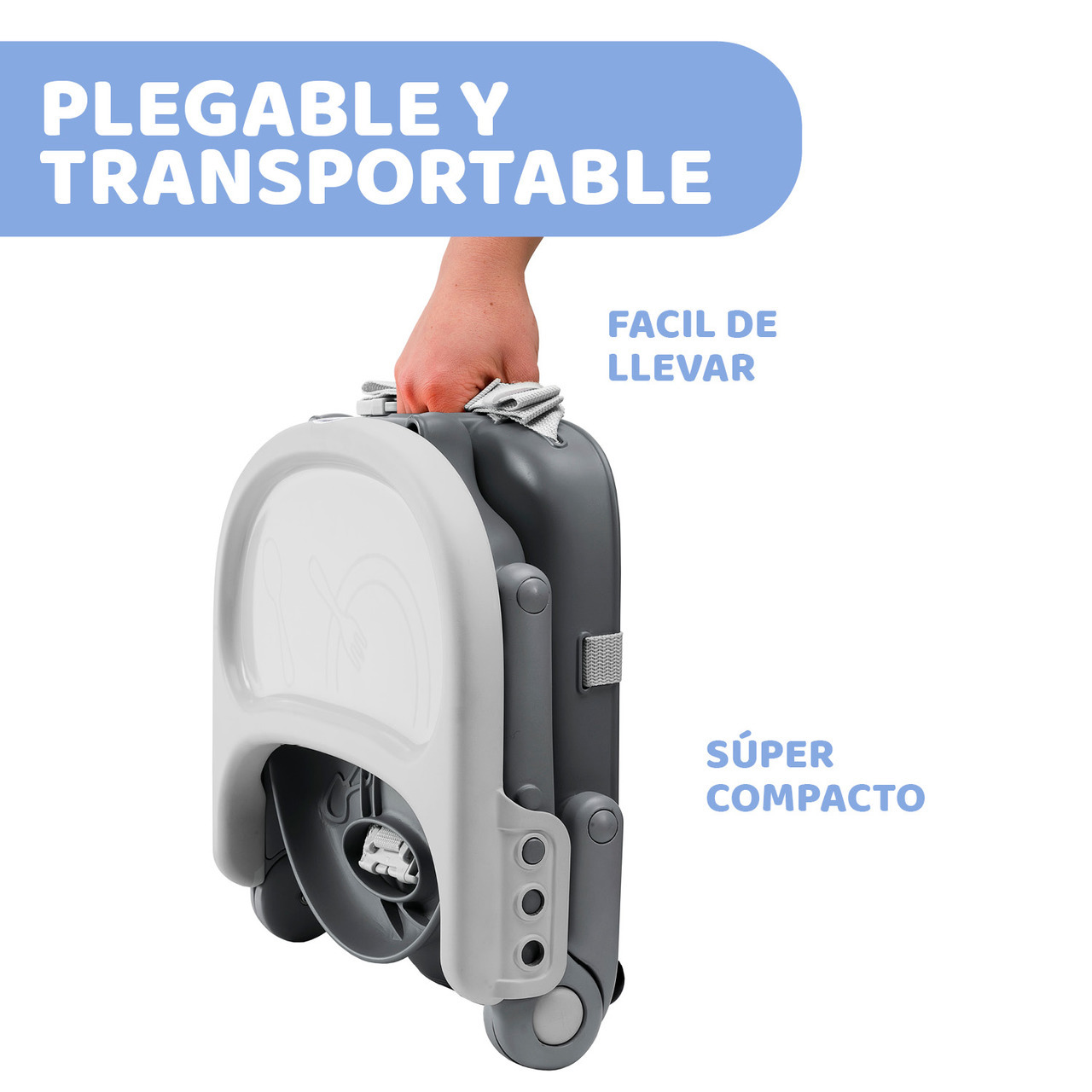 Pocket asiento elevador Dark Grey Chicco