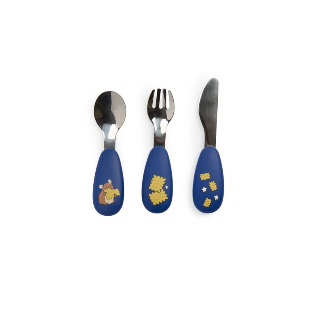 Set De Cubiertos Silicona Puce & Pilou Moulin Roty
