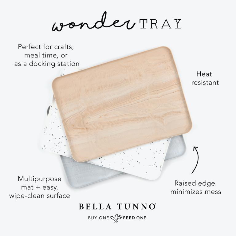 Bandeja silicona Marble madera BELLA TUNNO