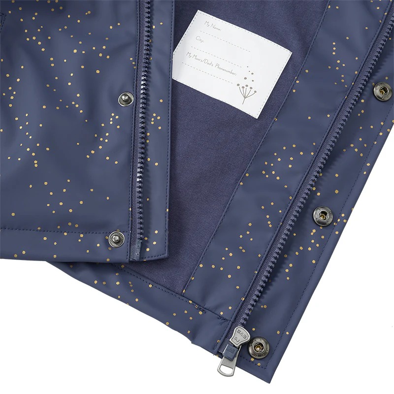 Raincoat Indigo Dots Fresk