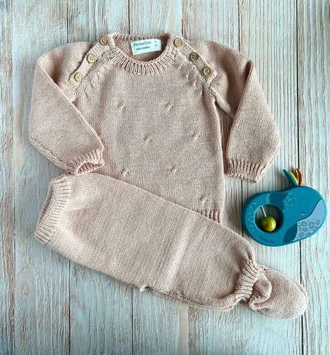 Set Nube tejido - Rosa Peekaboo
