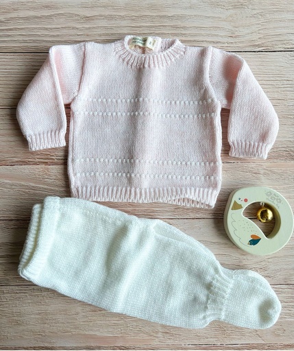 Set Cielo tejido – Rosa Peekaboo