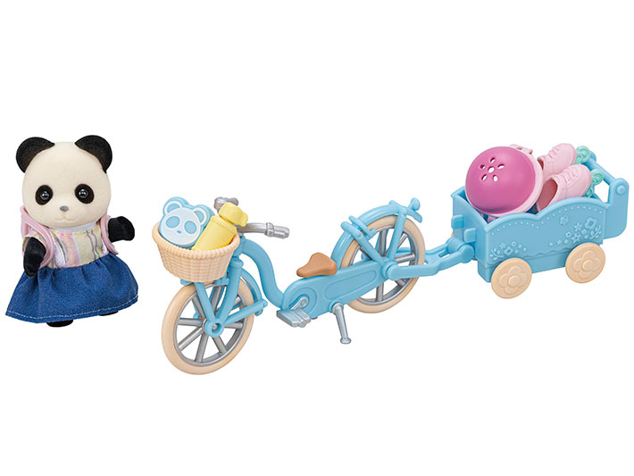 Cycle & Skate set panda girl Sylvanian Families
